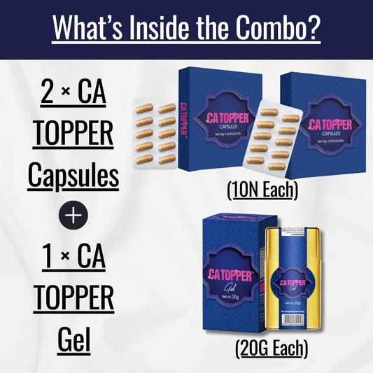 2 CA TOPPER Capsules (10N) & 1 CA TOPPER Gel (20G)