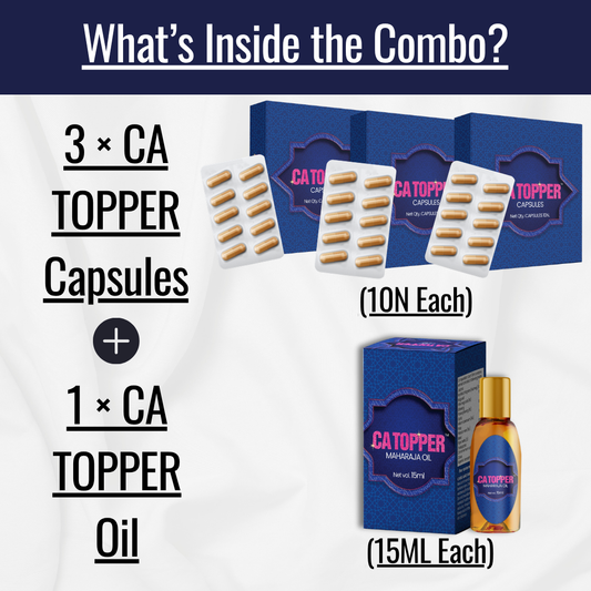 3 CA TOPPER Capsules (10N) & 1 CA TOPPER Oil (15ML)