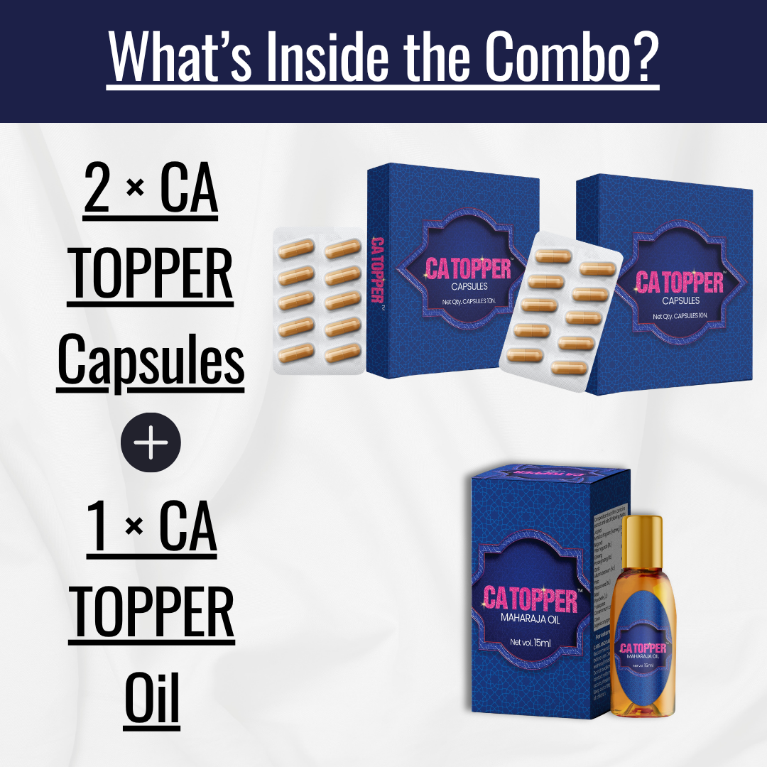 2 CA TOPPER Capsules (10N) & 1 CA TOPPER Oil (15ML)