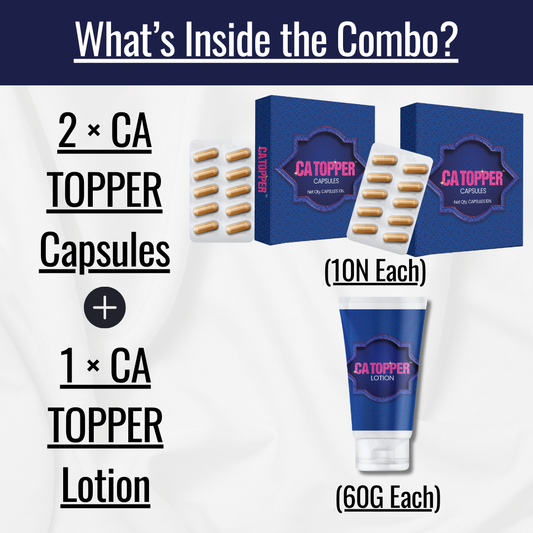 2 CA TOPPER Capsules (10N) & 1 CA TOPPER Lotion (60G)