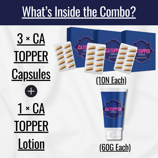 3 CA TOPPER Capsules (10N) & 1 CA TOPPER Lotion (60G)